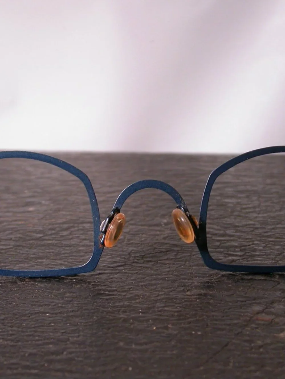 Theo Dark Blue Modern Art Eyeglasses Spectacles Frames Made in Belgium